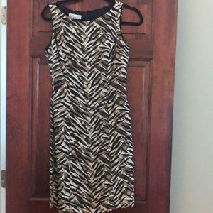 Summer animal print dress
